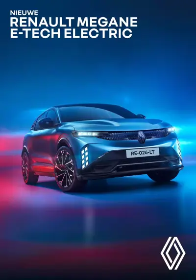 Nieuwe Renault Megane E-Tech Electric