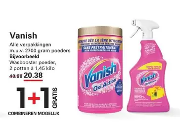 Vanish - Wasbooster poeder