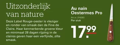 De - Oestermes Pro