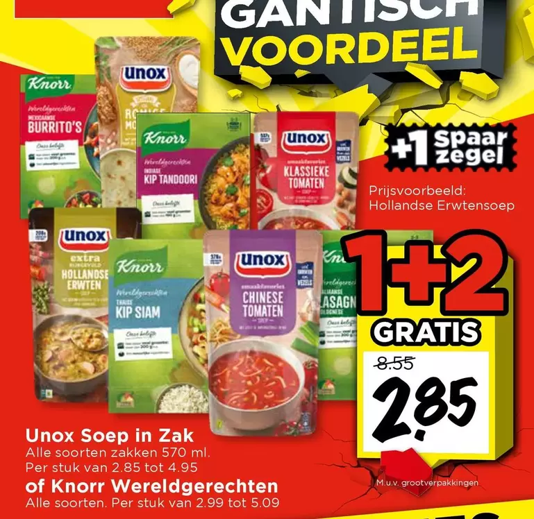 Knorr - Unox Soep in Zak