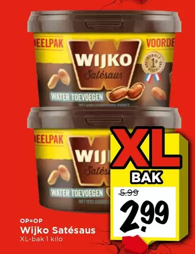 Wijko Satésaus XL-bak